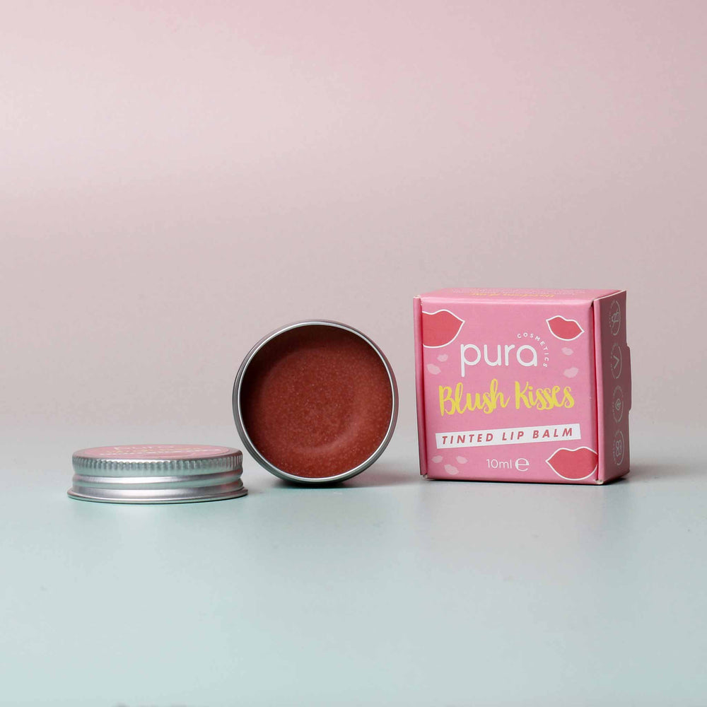 
                  
                    Pura Cosmetics Blush Kisses Tinted Lip Balm. Vegan, cruelty free, plastic free, small batch and UK made.
                  
                