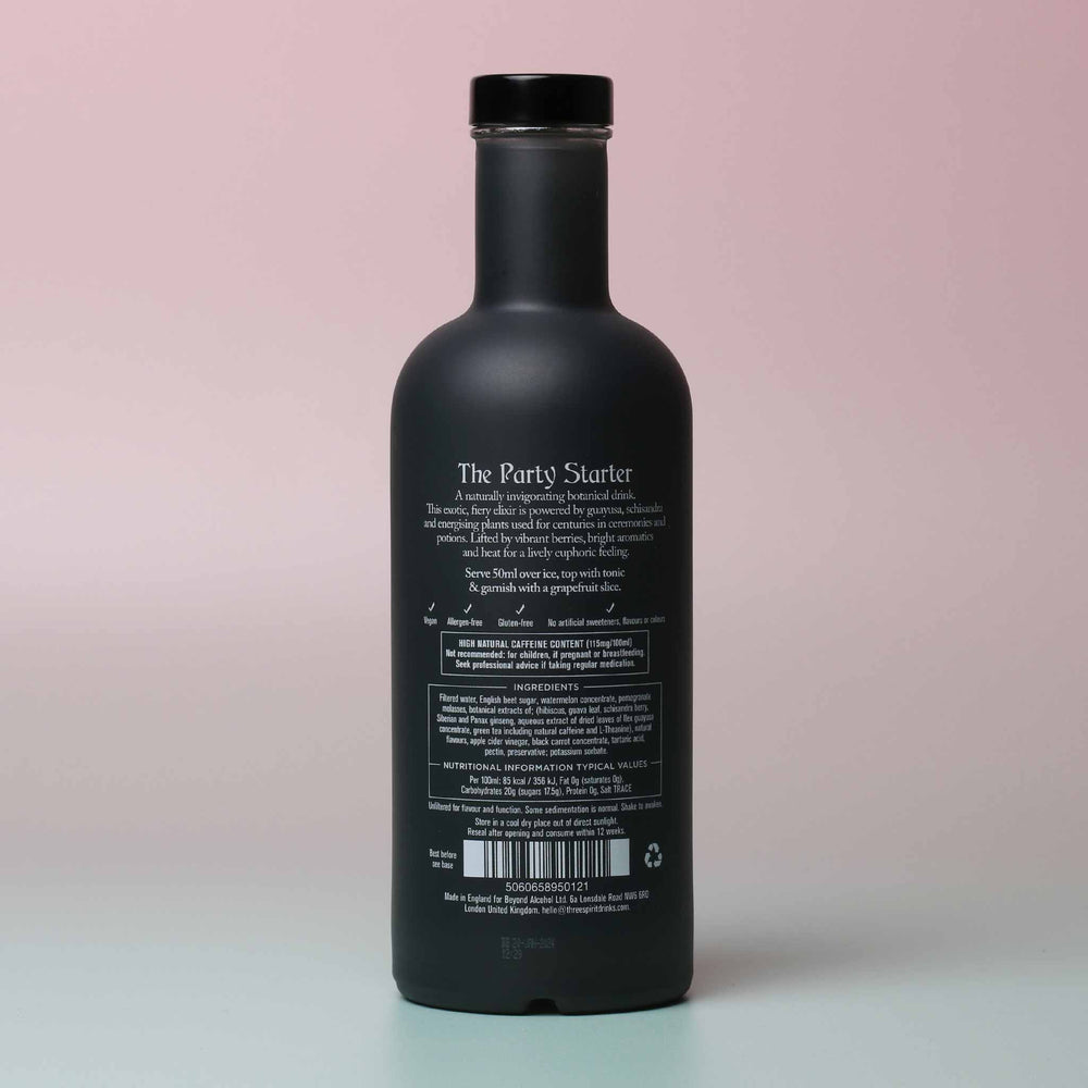 Three Spirit Livener Non-Alcoholic Spirit. Vegan, UK made invigorating elixir 