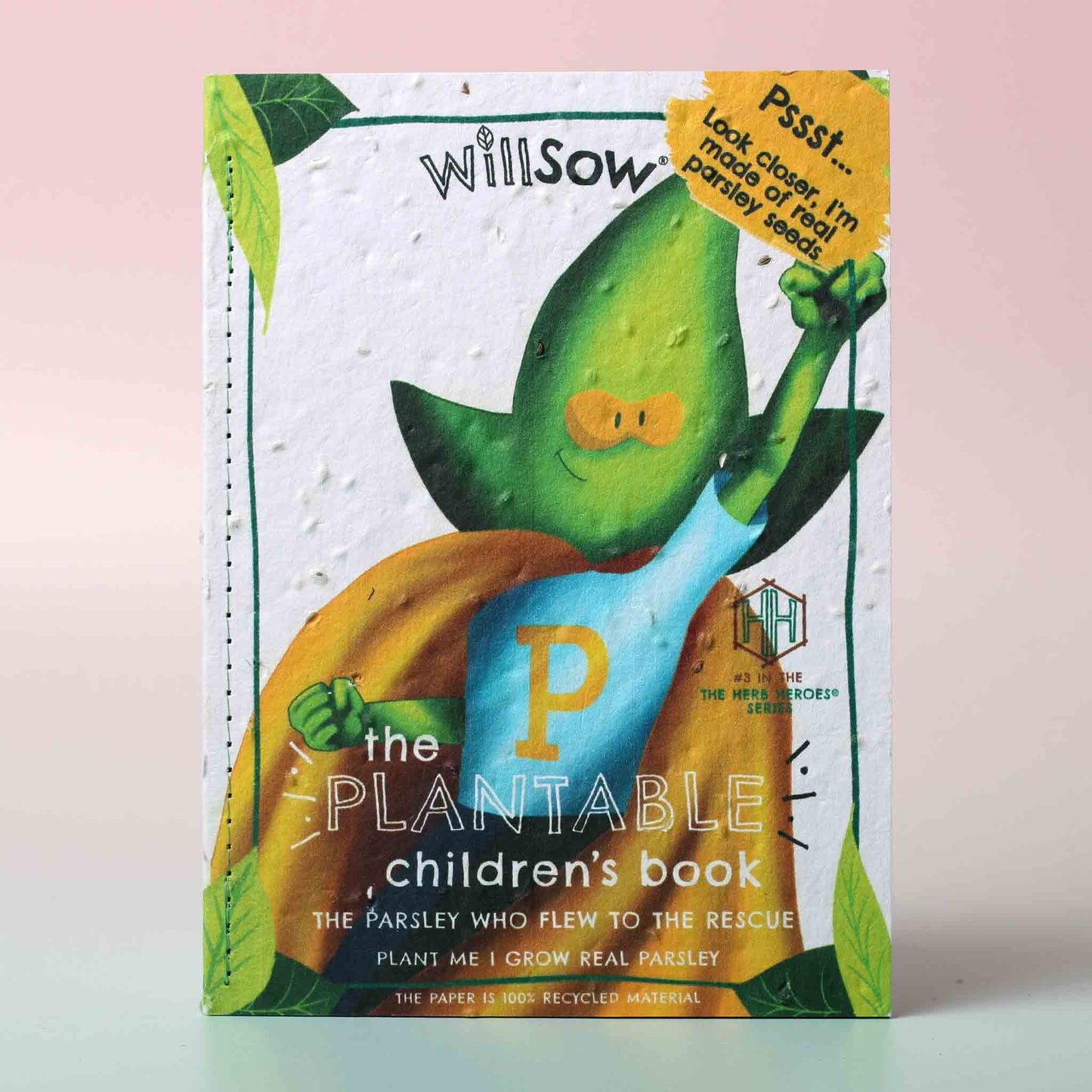 
                  
                    Willsow - The Parsley Who Flew To The Rescue, Plantable Book
                  
                