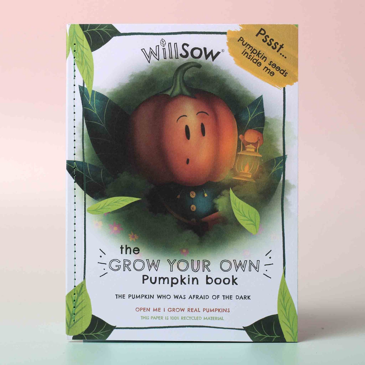 
                  
                    Willsow - The Pumpkin Who Was Afraid of the Dark, Plantable Book
                  
                